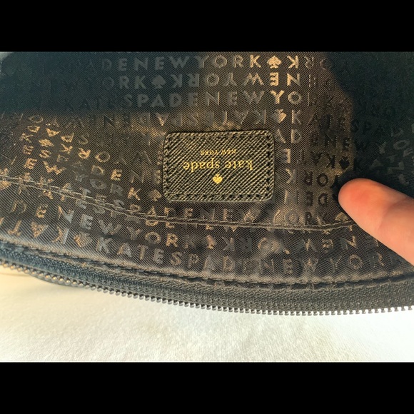 Kate Spade Black And Silver Crossbody Purse - Picture 6 of 6